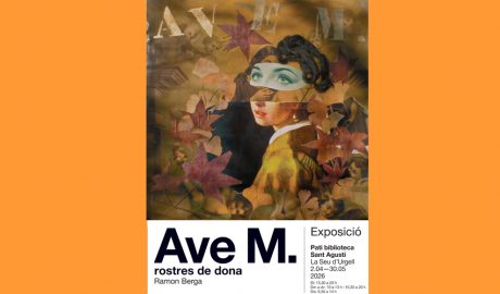 Cartell anunciant l'exposició de Ramon Berga