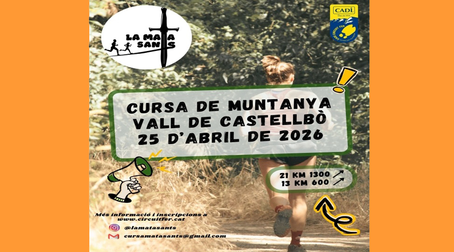 El cartell anunciador de la cursa