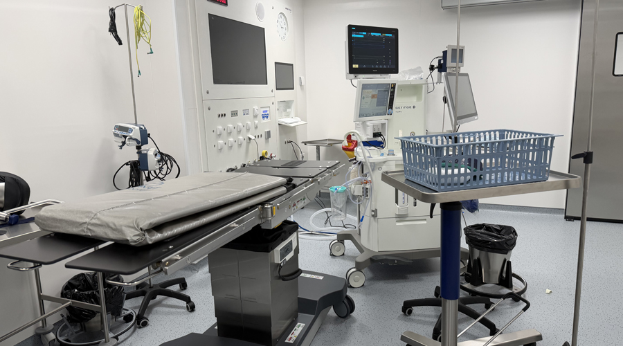 El quiròfan 5 de l'Hospital de Meritxell