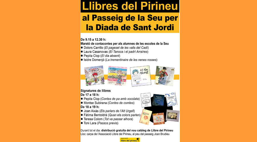 Cartell informant de les activitats previstes per a la jornada