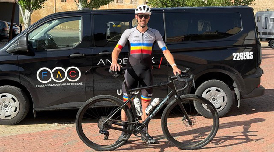 El ciclista andorrà, Xavi Jové