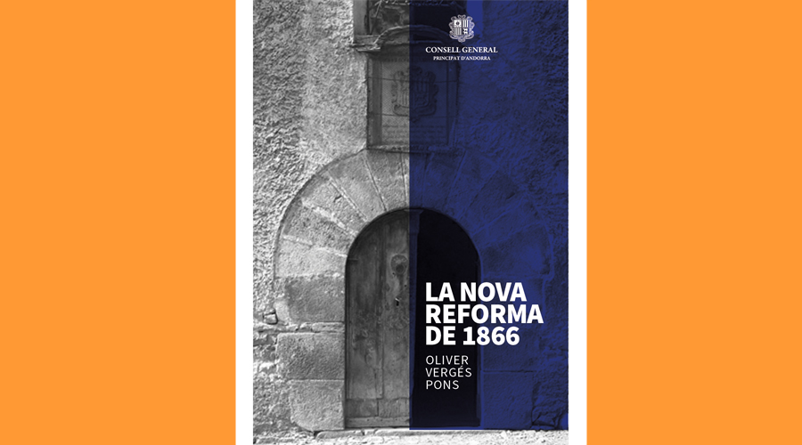 Coberta del llibre "La Nova Reforma de 1866", d'Oliver Vergés
