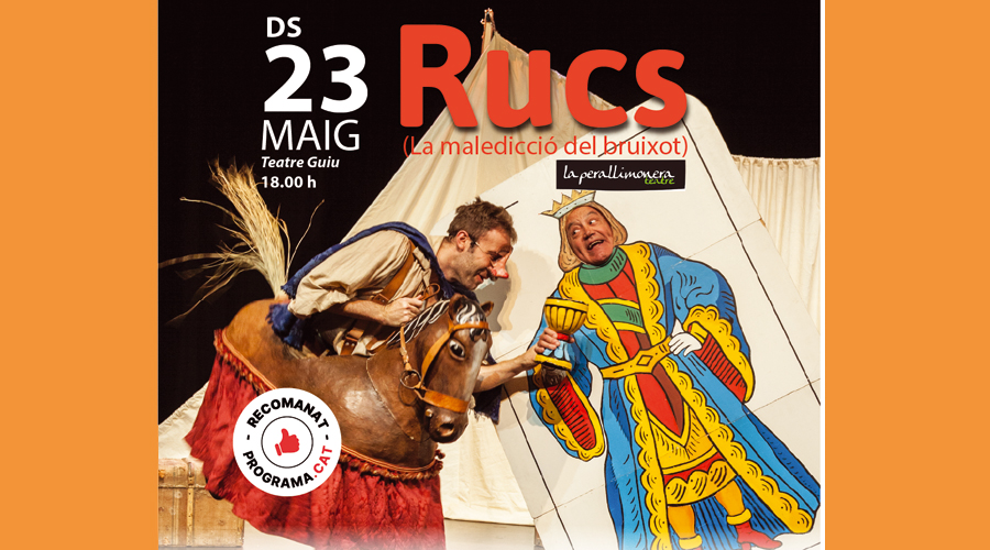 Cartell de l'espectacle "Rucs. La maledicció del bruixot"