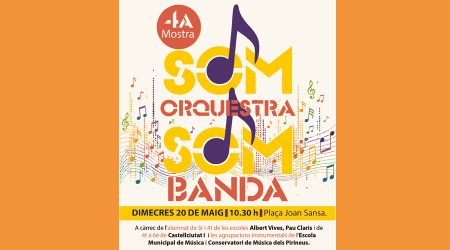 Cartell anunciant l'activitat d'aquest dimecres