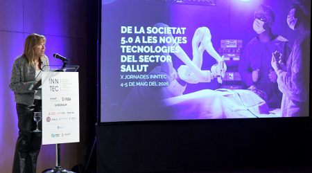 La ministra, Conxita Marsol, a la desena edició de les Jornades INNTEC