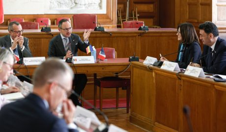 Una imatge de la reunió celebrada a Tolosa