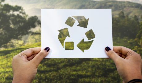 El símbol de l'economia circular