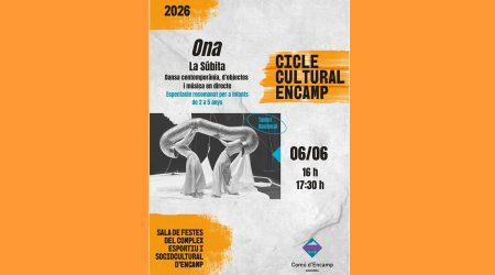 Cartell anunciant l'espectacle de dansa Ona
