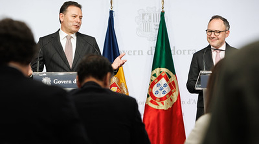 Luis Montenegro i Xavier Espot