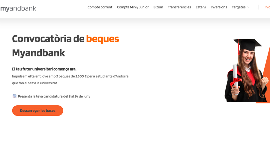 Les bases per a participar en la selecció es poden trobar a la web de Myandbank