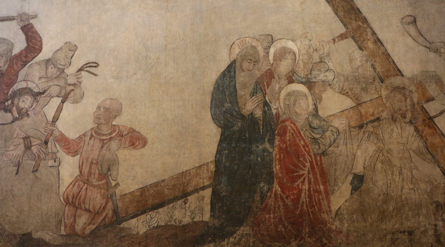 Pintura mural de la Casa de la Vall