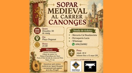 Sopar Medieval dels Canonges
