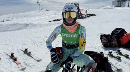 Carla Mijares, a Les Deux Alpes