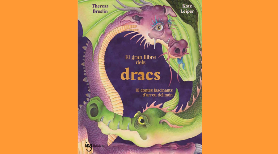 Coberta del conte infantil "El gran llibre dels dracs"
