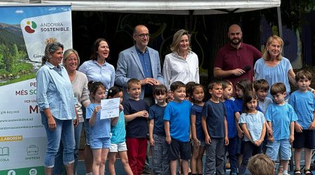 Trobada dels alumnes de primera ensenyança al Prat del Roure d’Escaldes-Engordany