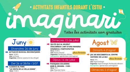 El programa es durà a terme del 26 de juny al 20 d’agost de 2026