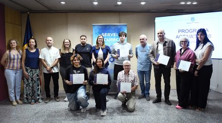 Lliurament de certificats del programa Activa't a joves i empreses participants