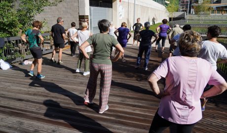 Una activitat per a la gent gran a Encamp