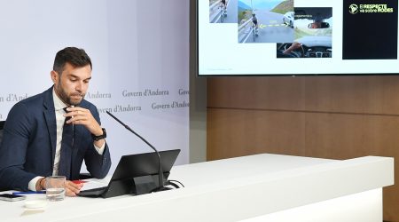 Presentació de la campanya “Andorra Territori Ciclista”, a càrrec de David Forné