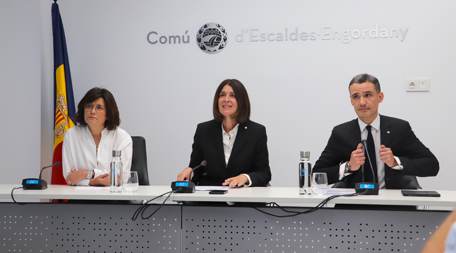 Els consellers de Demòcrates a Escaldes