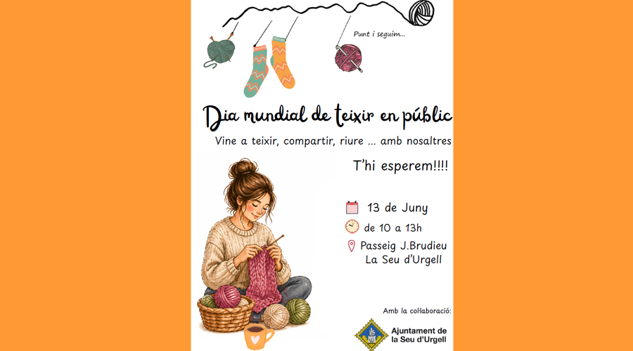 Dia Mundial de Teixir en Públic, a la Seu d'Urgell