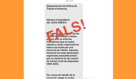 La Policia avisa d'estar alerta en rebre aquest tipus de missatges