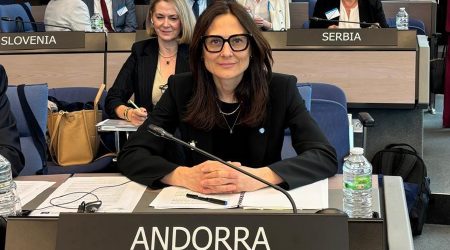 Ester Molné al Consell d'Europa, a Estrasburg