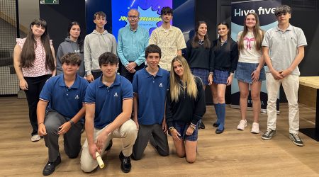 Foto de família dels premiats
