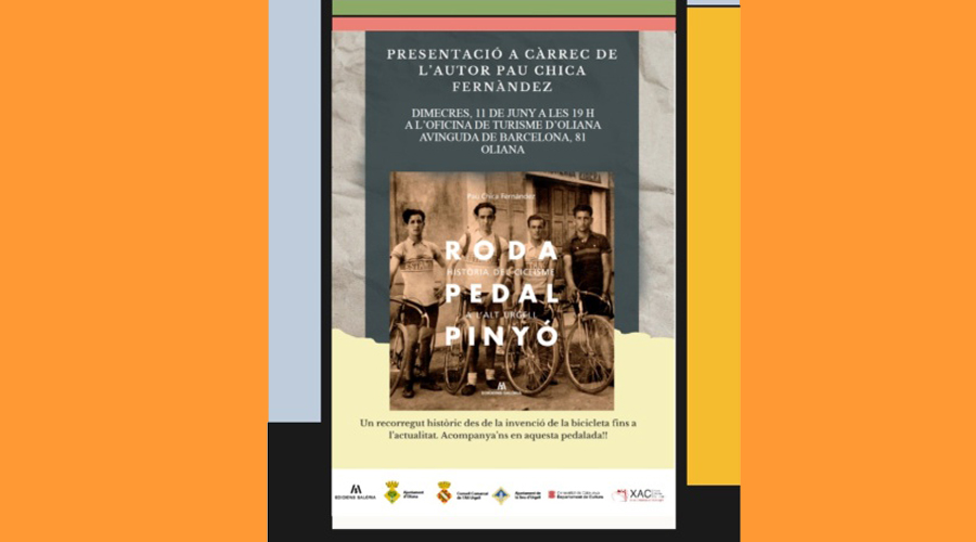 Coberta del llibre "Roda, pedal, pinyó"