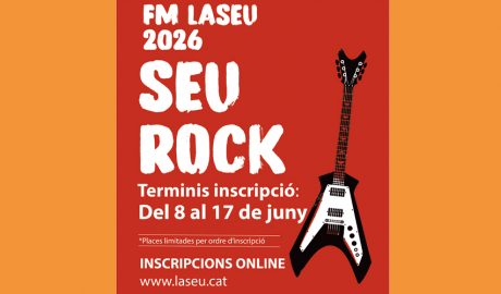 El cartell informant del període d'inscripcions per al Seu Rock