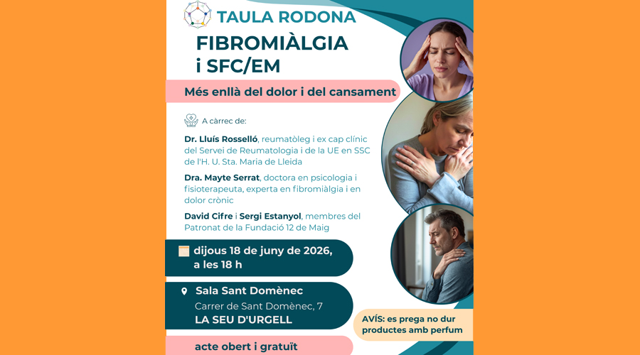 Cartell anunciant la taula rodona