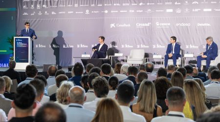 El president català, Salvador Illa, en la passada edició de la Trobada Empresarial al Pirineu