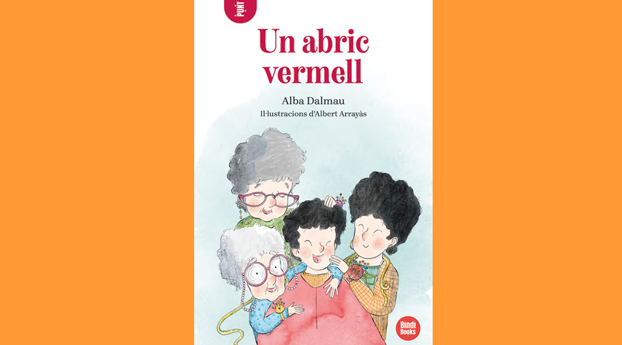 Coberta del llibre infantil "Un abric vermell"