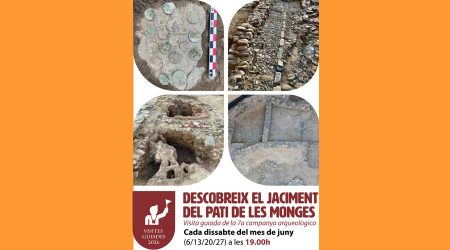 El cartell anunciant les visites guiades