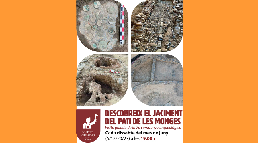 El cartell anunciant les visites guiades